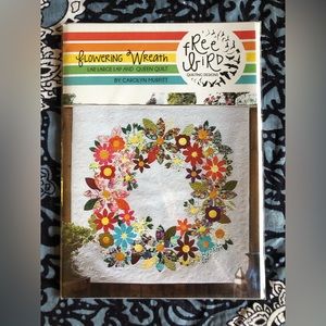 Free Bird Flowering Wreath pattern